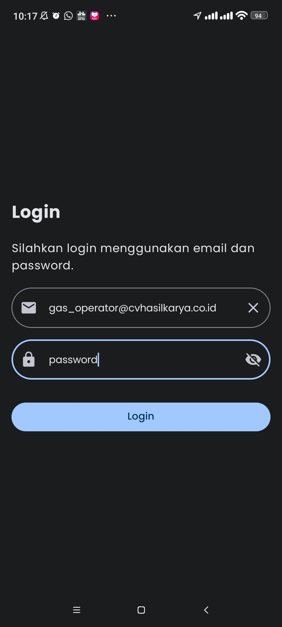 Login Page